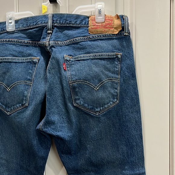 Levi’s 501 Medium Blue Denim Jeans Men’s W 36 L 30 - Picture 5 of 6